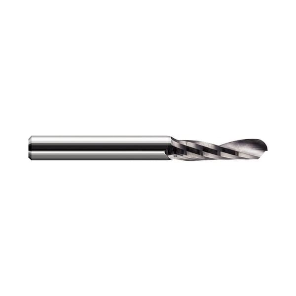 Harvey Tool 1/2 Cutter dia x 1.5000 in. 1-1/2 Length of Cut Carbide Ball End Mill for Plastic, 1 Flute 869632 - main